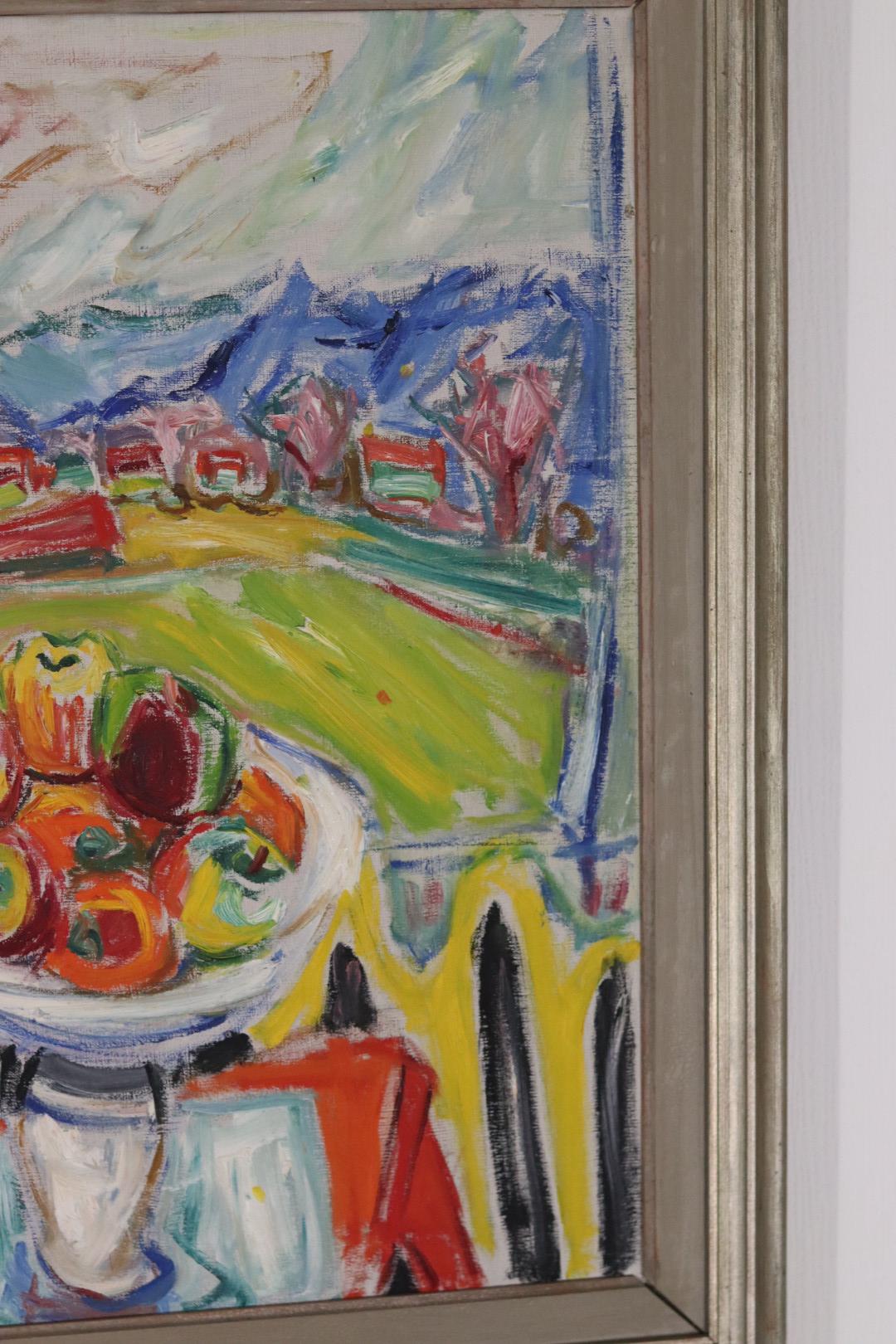 “Landscape with Still Life” by Wilhelm W. (Attributed)