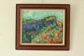Original European Vintage Oil on Canvas – “Vivid Landscape”