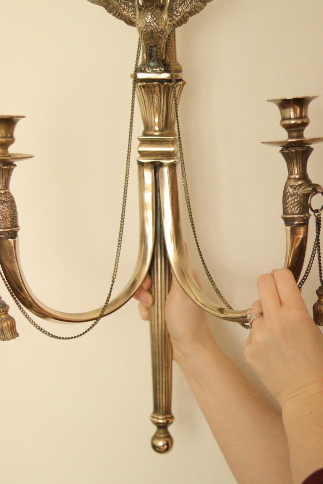 Antique Brass Sconce
