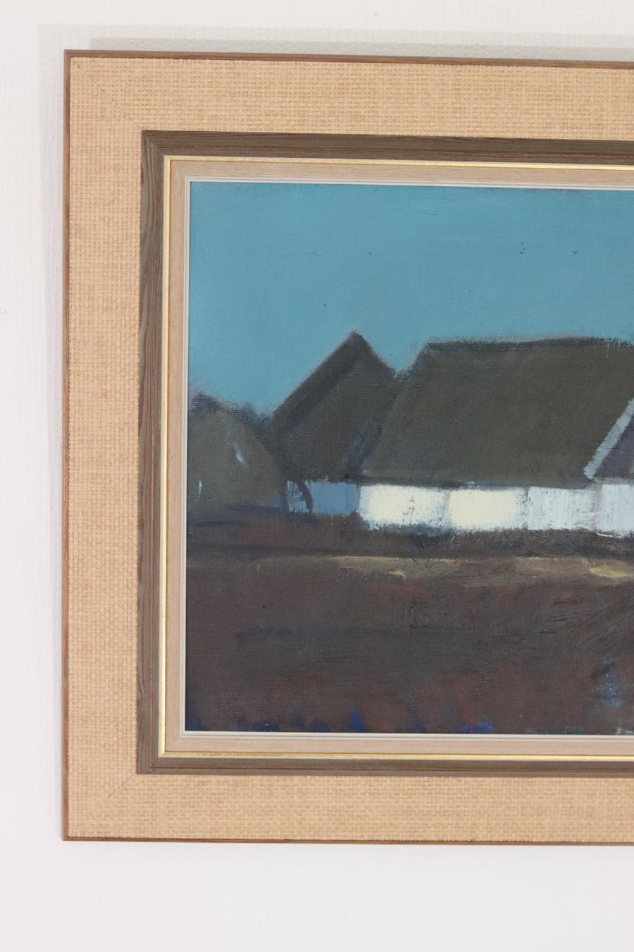 “Farm House Against a Blue Sky” by Bengt Hillgrund