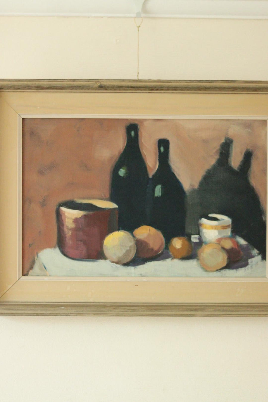 Original Swedish Oil on Canvas Painting "Still Life Arrangement"