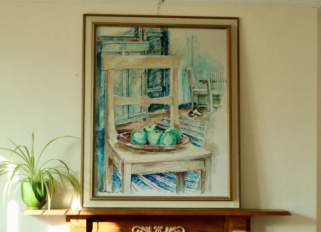 “Chairs and Apples” by H. Langerman