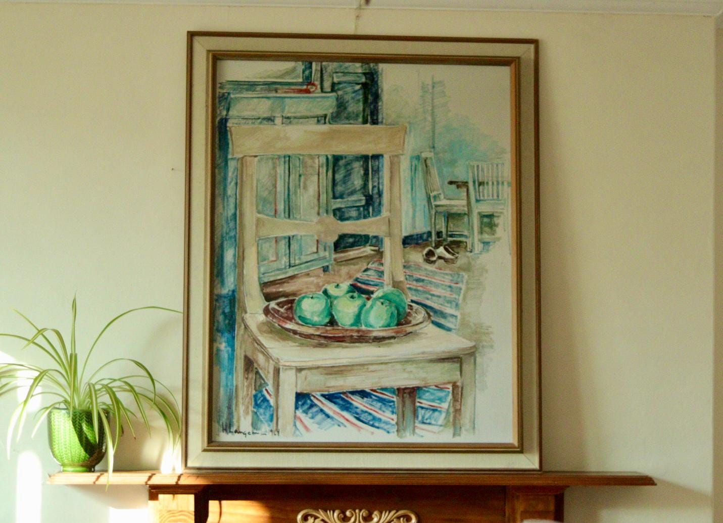 “Chairs and Apples” by H. Langerman