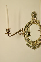 SINGLE Vintage Swedish Brass Sconce