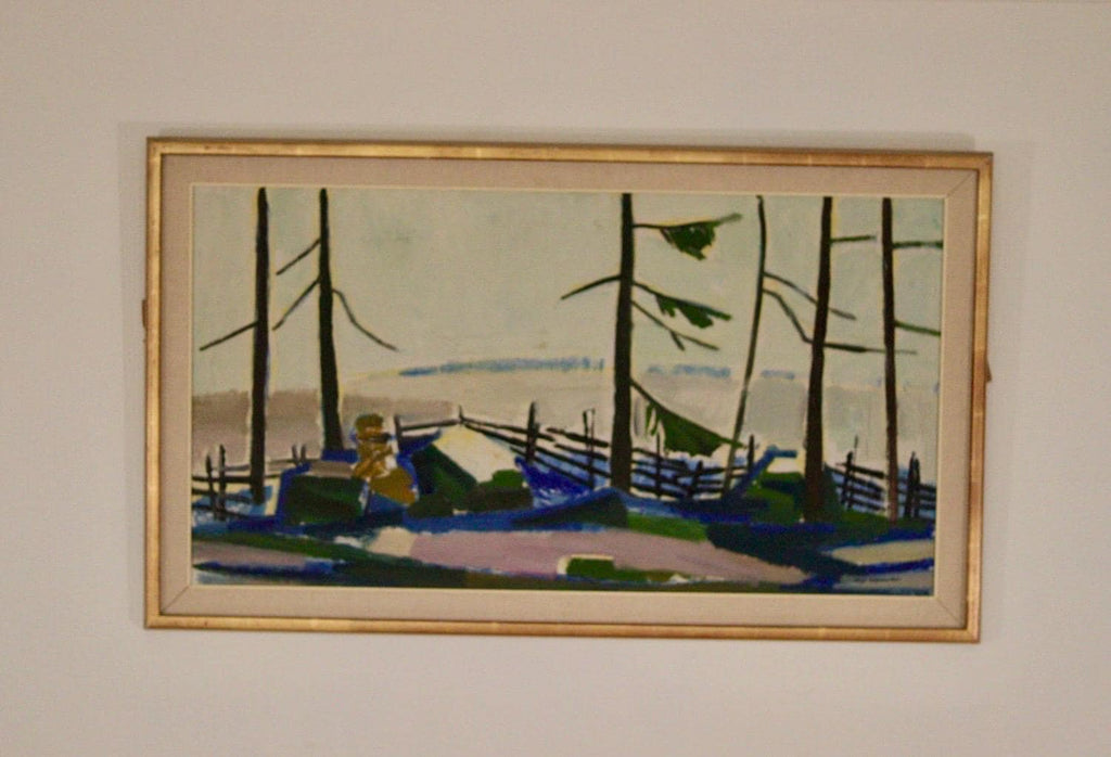 “Winter Day in the Garden” by Kåge Liefwendal 1960s