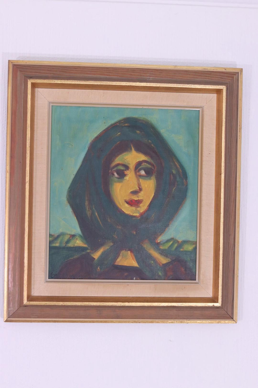 “Woman in Scarf” by Erik Larsen