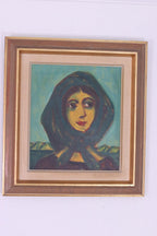 “Woman in Scarf” by Erik Larsen
