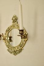 SINGLE Vintage Swedish Brass Sconce