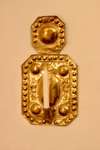 Large Mid-Century Swedish Brass Sconces