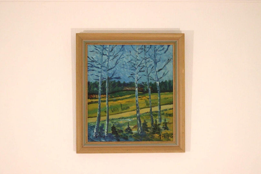 Landscape with Birches by Thorp