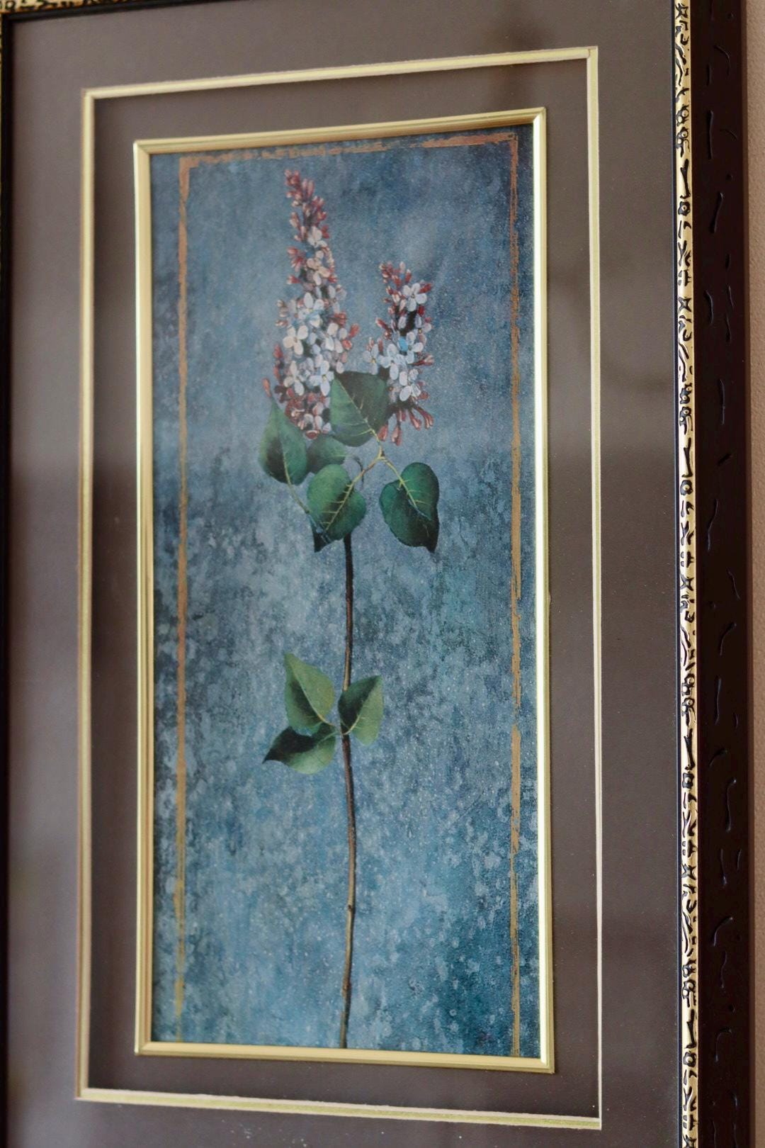 Mid-Century Original Swedish  "Trio of Flower Prints"