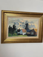 “Village with Windmill” by Stig Wernheden