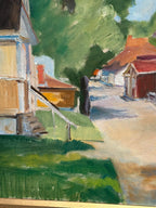 Street with Houses and Trees By Ulfe