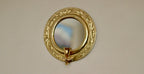 Vintage Brass Sconce with Mirror