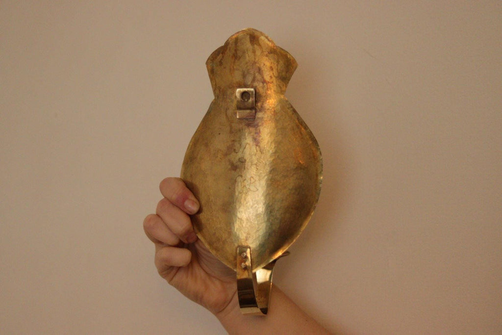 Pair of Mid Century Swedish Brass Sconces