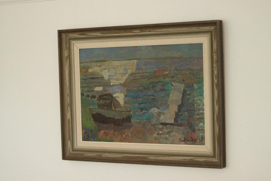 “Fishing Boat at the Pier” by R. Lindqvist