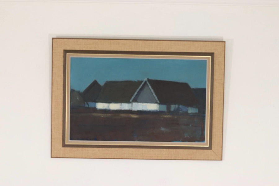 “Farm House Against a Blue Sky” by Bengt Hillgrund