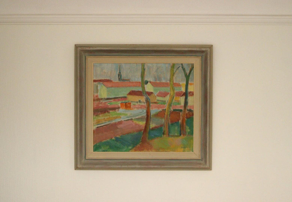 “Houses Obscured by the Trees” by Clas Walter Sundman