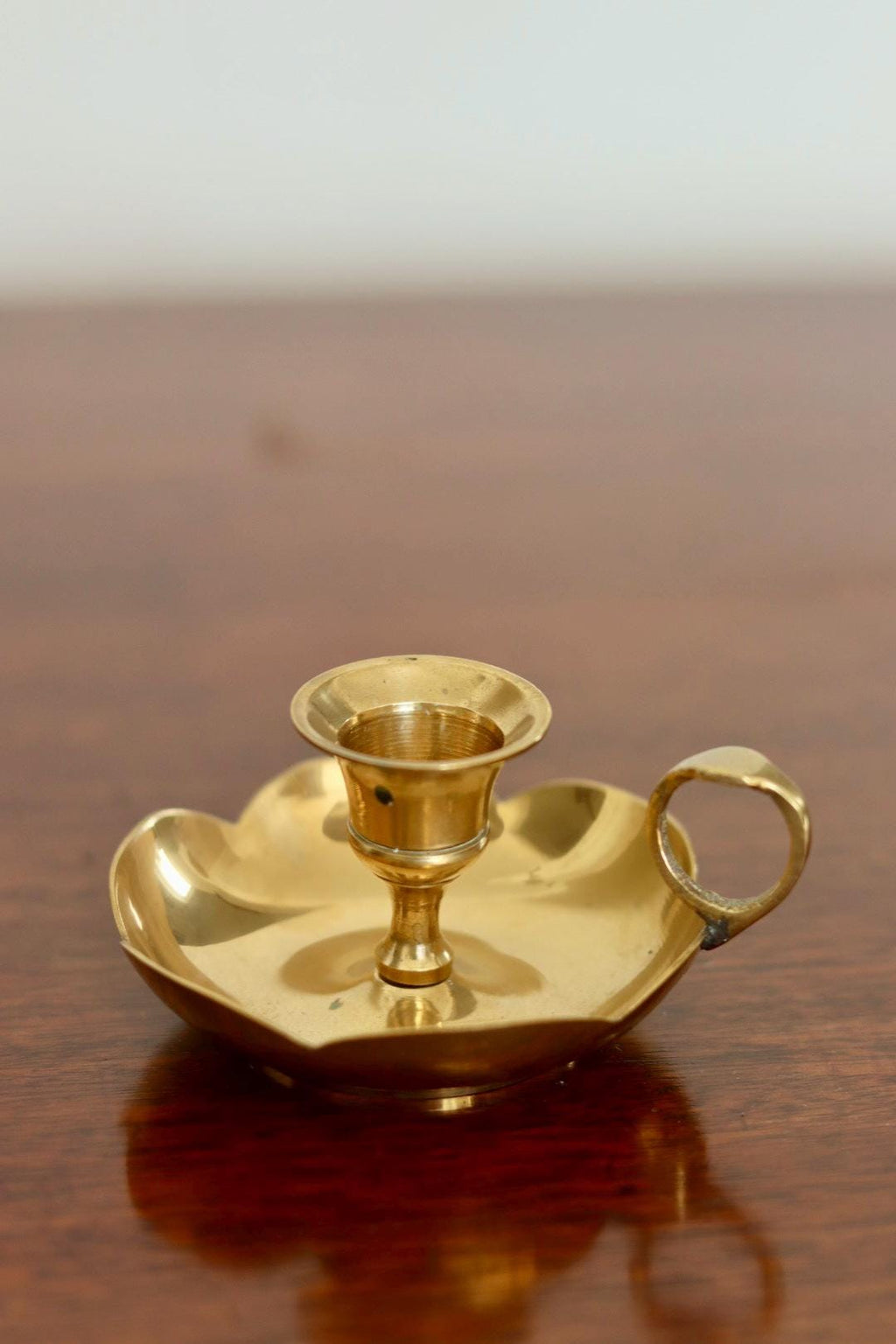 Swedish Brass Candleholder