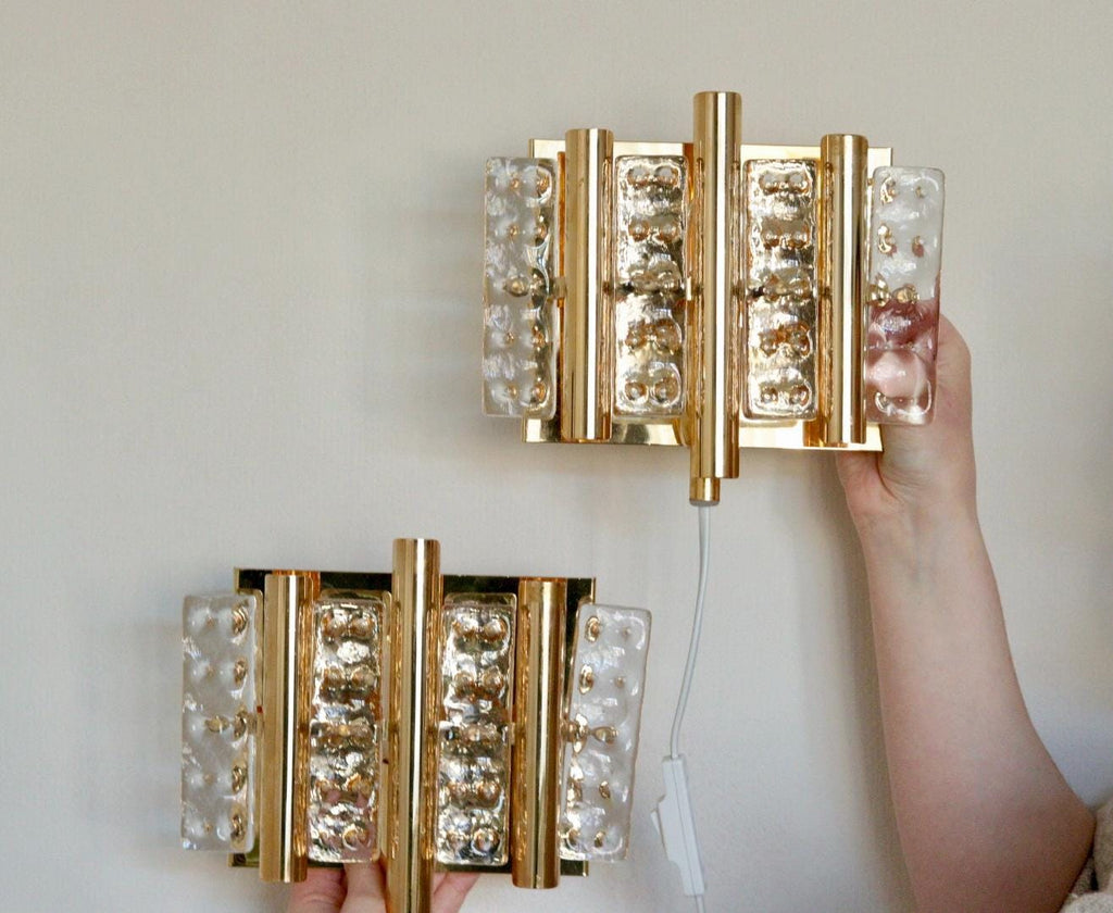 Pair of Vintage Brass Lamps by Hans-Agne Jakobsson