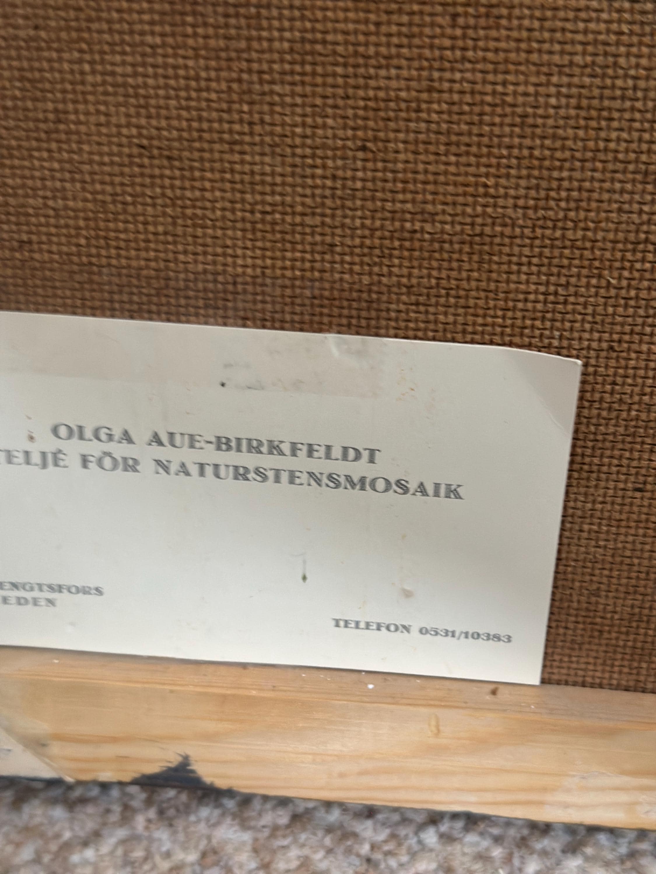 “Äppelblom” (Apple Blossom)  By Olga Aue‑Birkfeldt