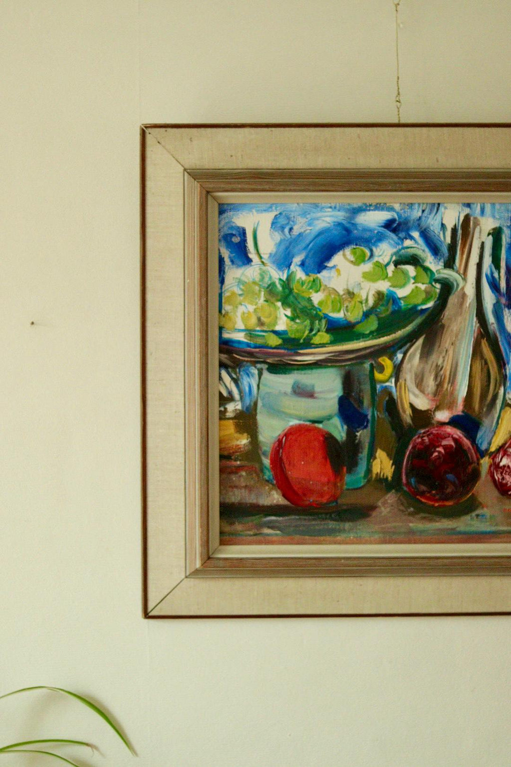 Original Swedish Oil on Panel – Still Life by MARTIN SJÖBLOM