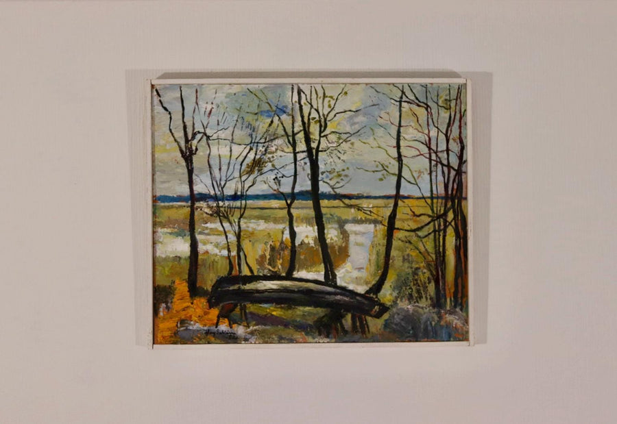 “Landscape with Trees” by Harry Sahlin