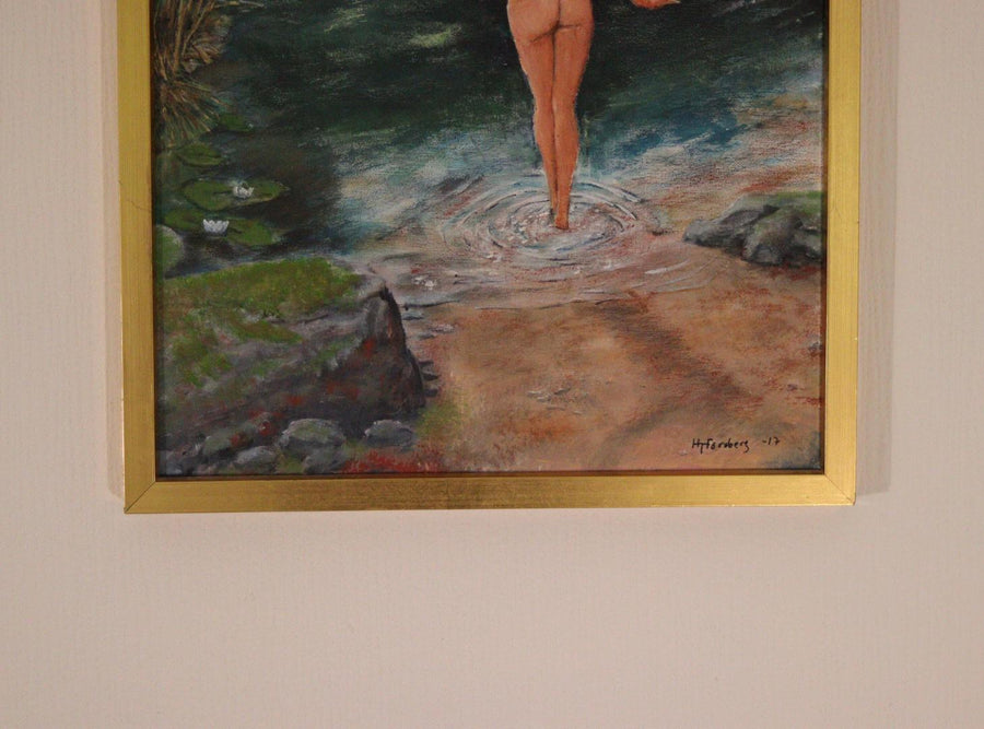 “Woman in Stream” by Hans T. Forsberg