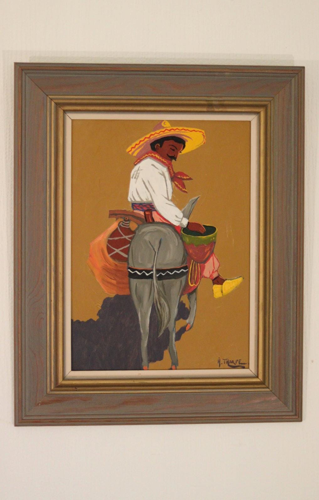 " Man on a Donkey" by Åke Thorpe