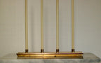 Mid-Century Swedish Brass Candelabra by Pierre Forsell for Skultuna