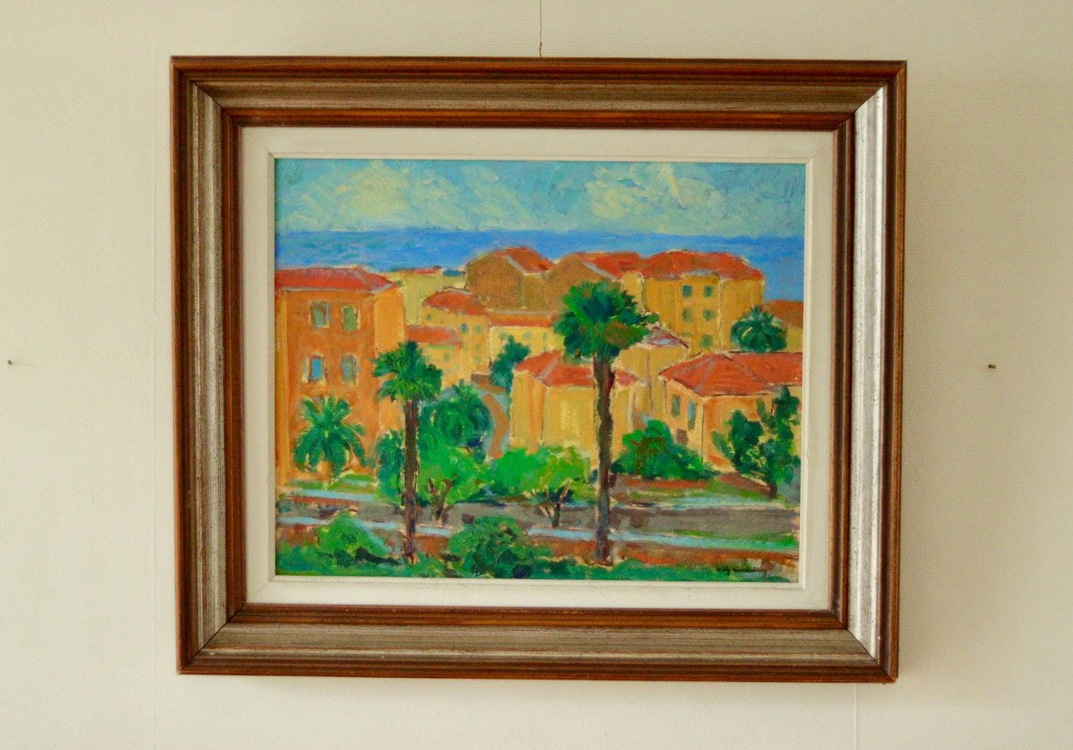 "Coastal Town" by Willy Lindeberg