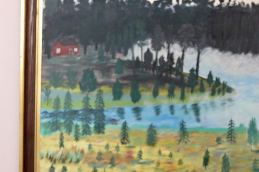"Morning Mist Over The Forest Lake" by RAGNAR ALNEVIK