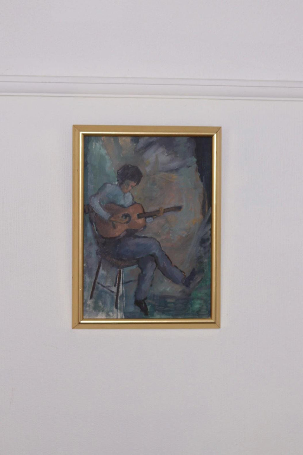 “Troubadour with His Guitar” by Calle Svensson – Åmål, Dalsland