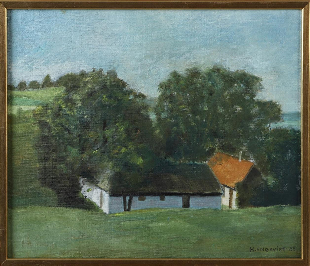 “Landscape with Farm” by H. Engkvist