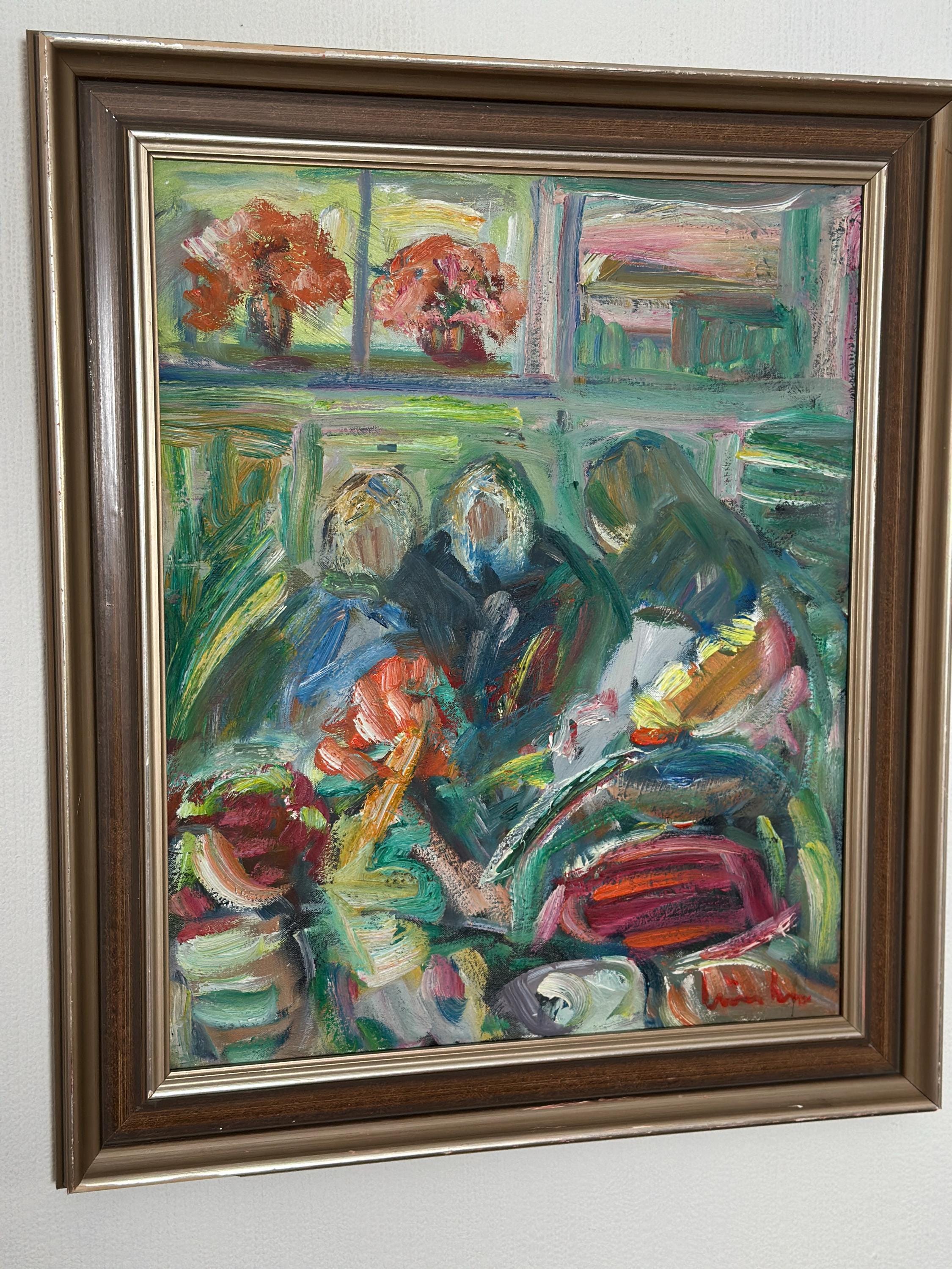 “Interior with Figures” by Erik Lo