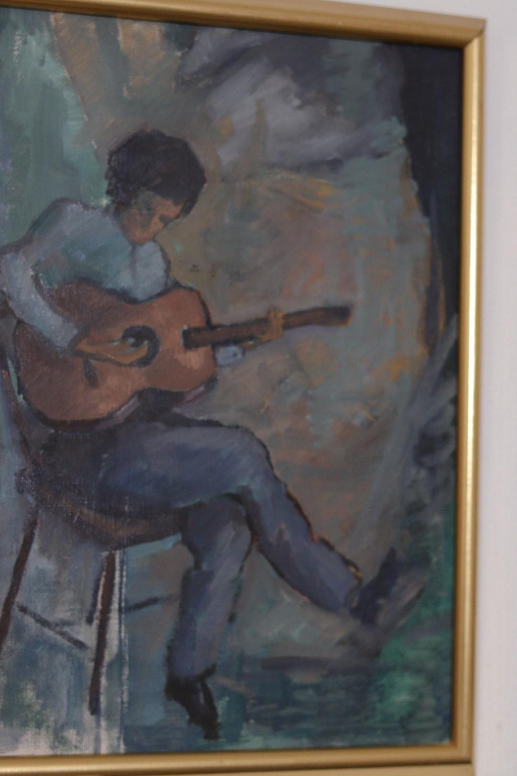 “Troubadour with His Guitar” by Calle Svensson – Åmål, Dalsland