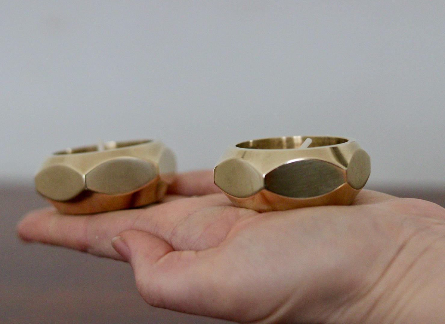 Pair of Candleholders by Skultuna