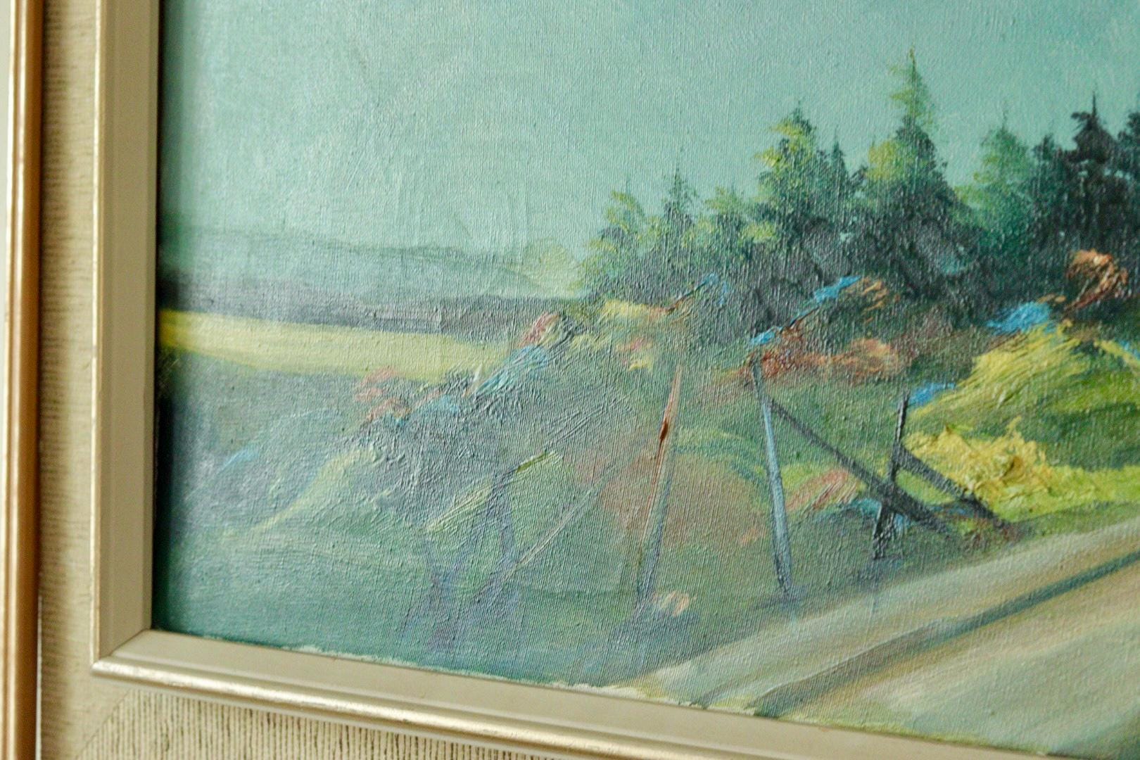 "Landscape with Buildings" by E W Freu