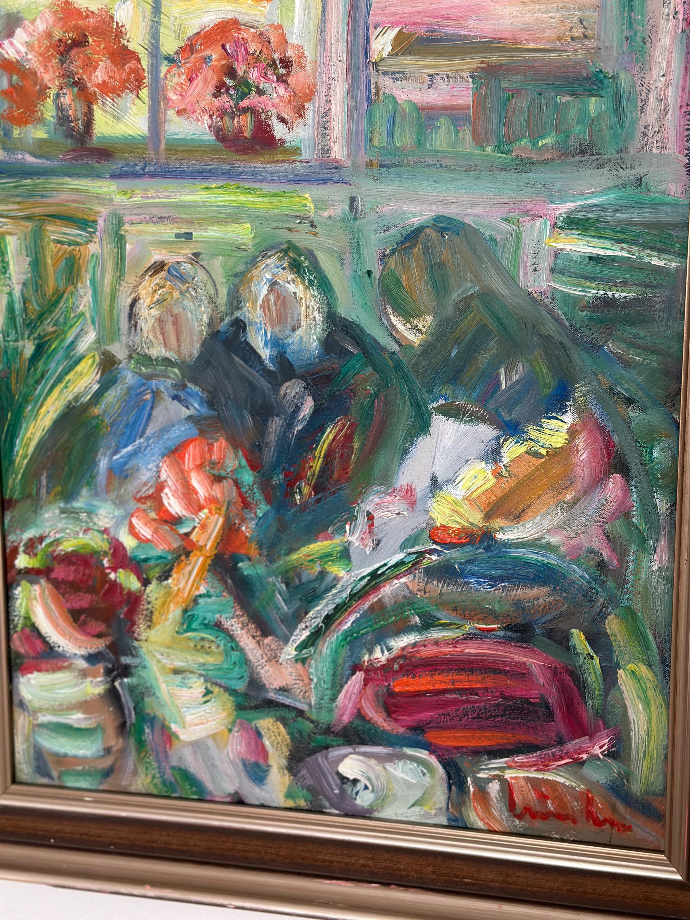 “Interior with Figures” by Erik Lo