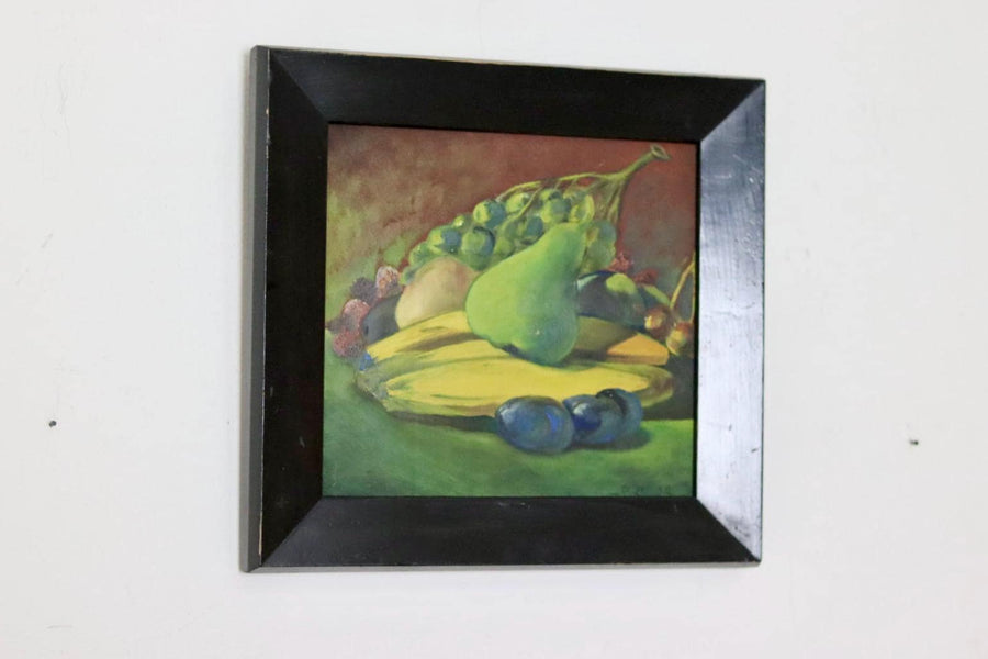 Swedish Mid-Century Oil On Panel Paintings "Pair of Still Life Panels"