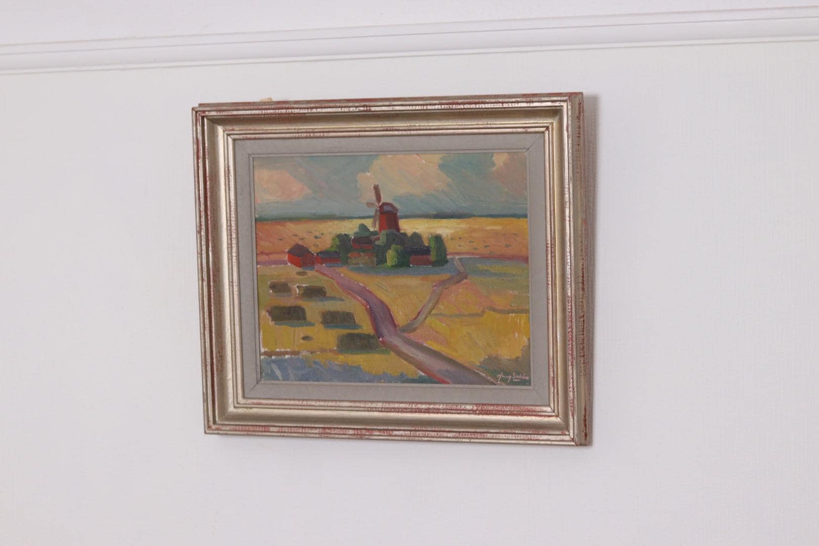 “Landscape with Windmill” by Harry Sahlin