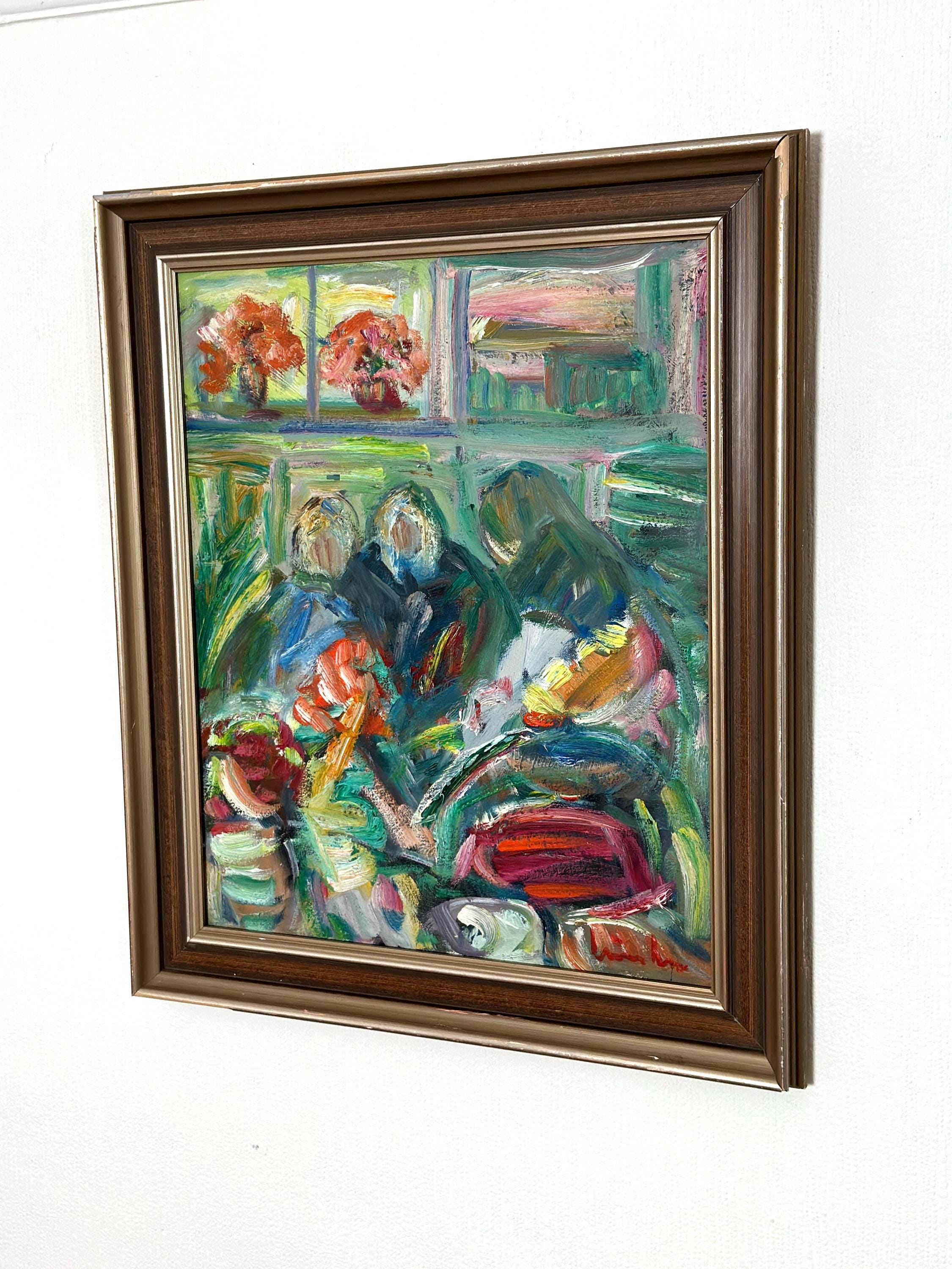 “Interior with Figures” by Erik Lo