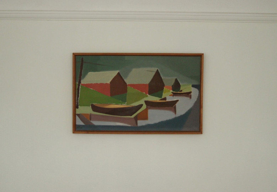“Moored Boats” by bon