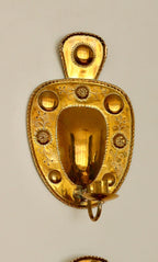 Pair Of Mid Century Swedish Brass Sconces