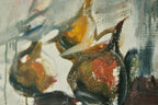Original Mid Century Oil on Panel – “Abstract Motif”