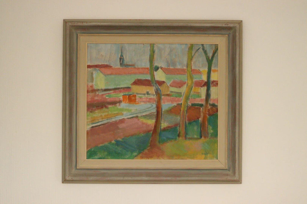 “Houses Obscured by the Trees” by Clas Walter Sundman