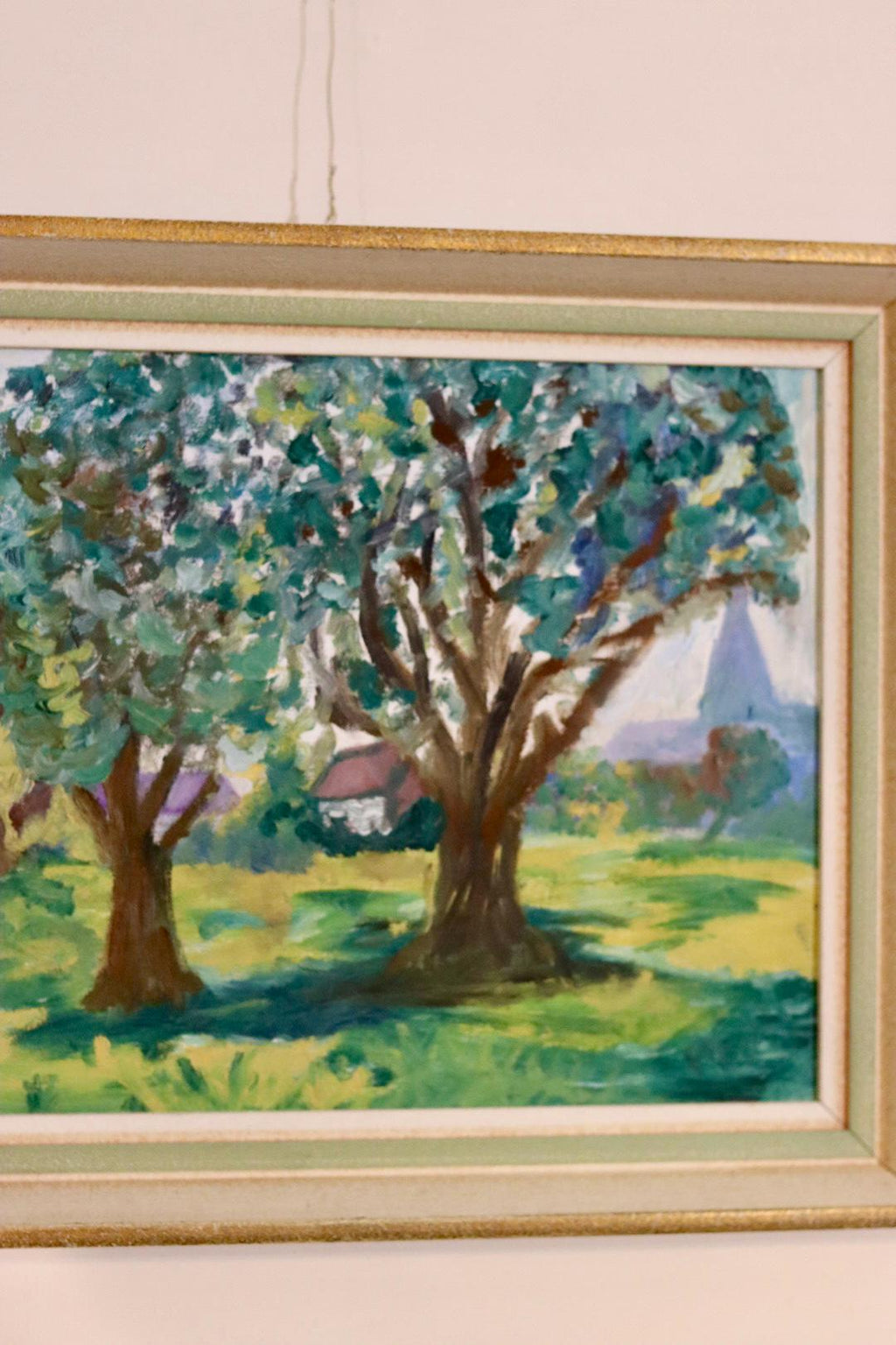 "House Obscured by Trees " by A. Akalsson