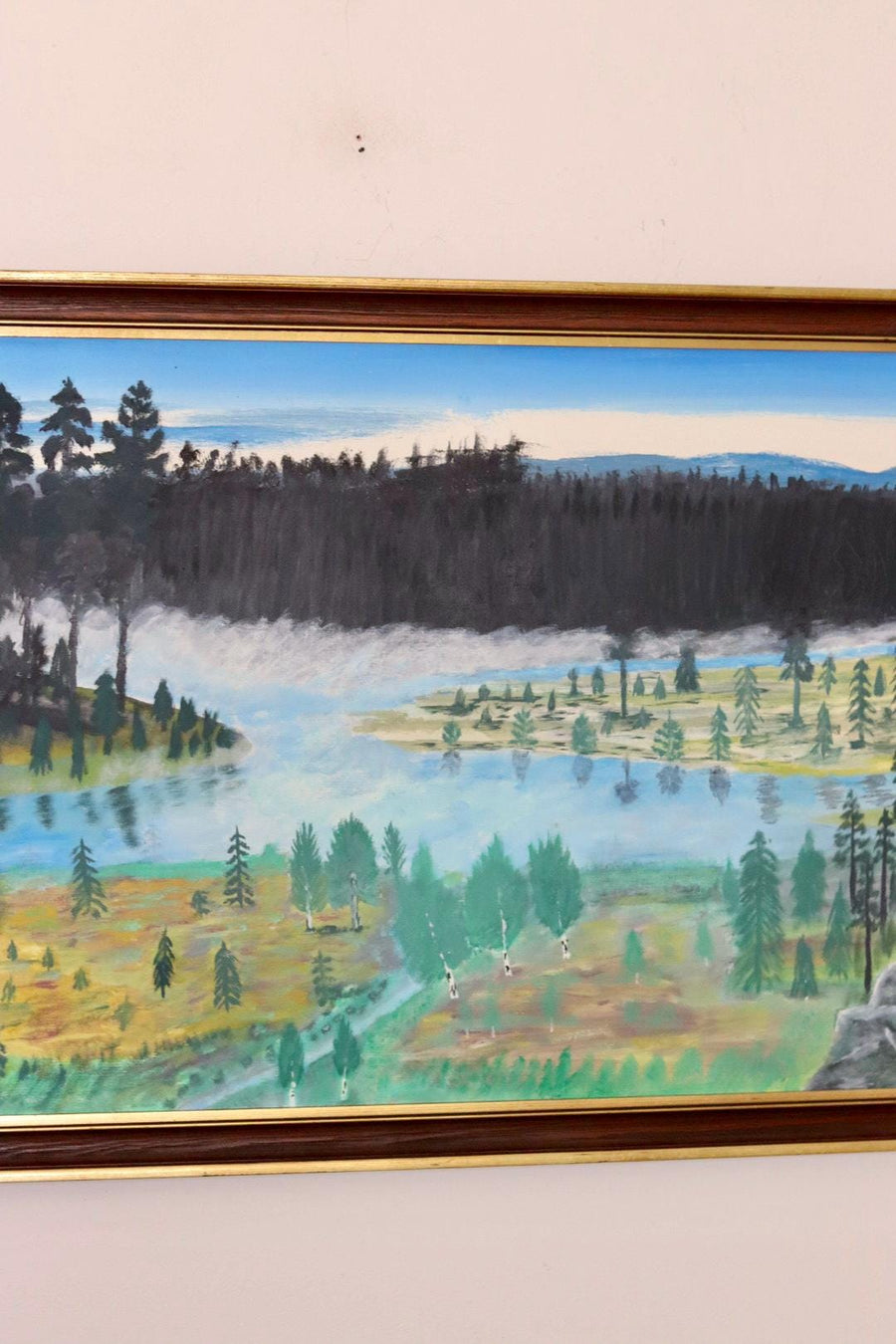 "Morning Mist Over The Forest Lake" by RAGNAR ALNEVIK