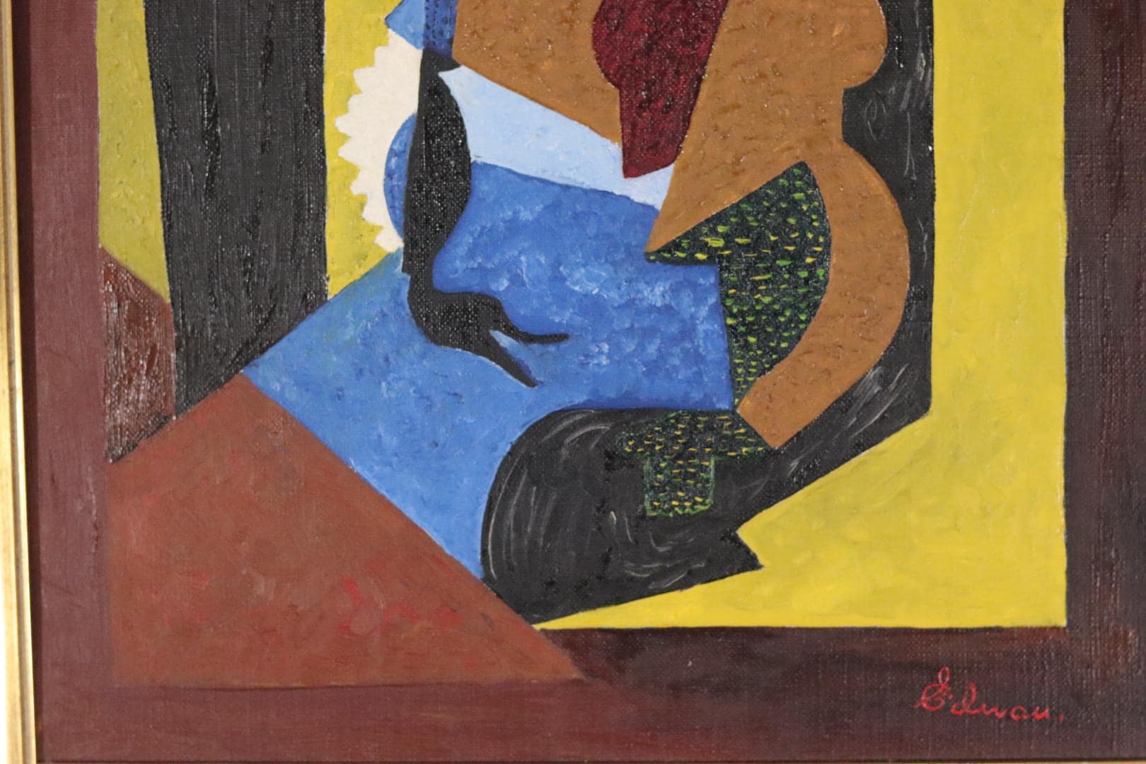 “After Woman with Black Glove” – Signed Edwau