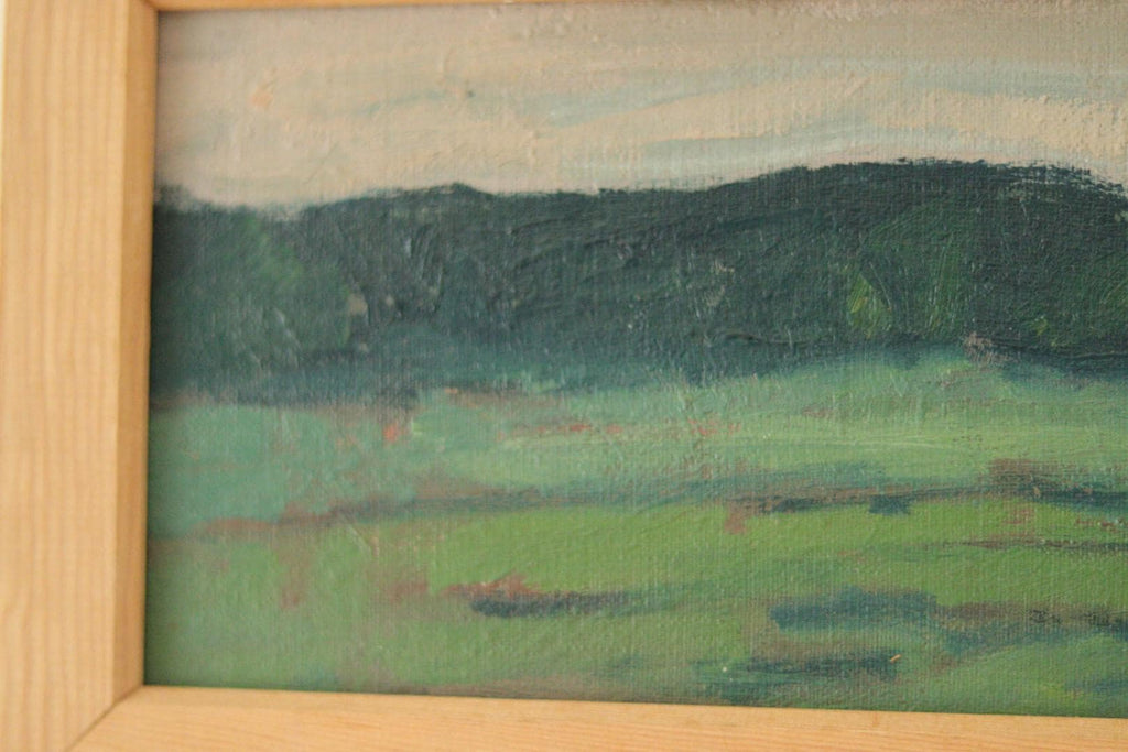 Original Mid-Century Scandinavian Oil on Panel – “Landscape II”